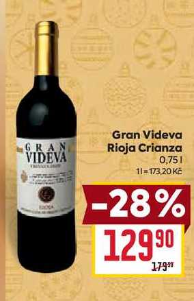 Gran Videva Rioja Crianza 0,75l