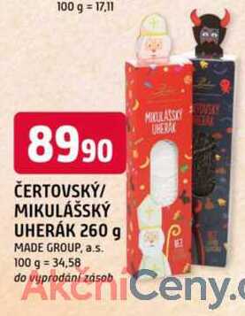 ČERTOVSKÝ/ MIKULÁŠSKÝ UHERÁK 260 g 