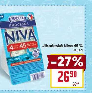 Jihočeská Niva 45% 100g