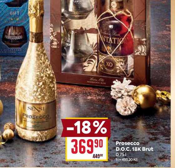 Prosecco D.O.C. 18K Brut 0,75l