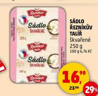 SÁDLO ŘEZNÍKŮV TALÍŘ škvařené, 250 g 