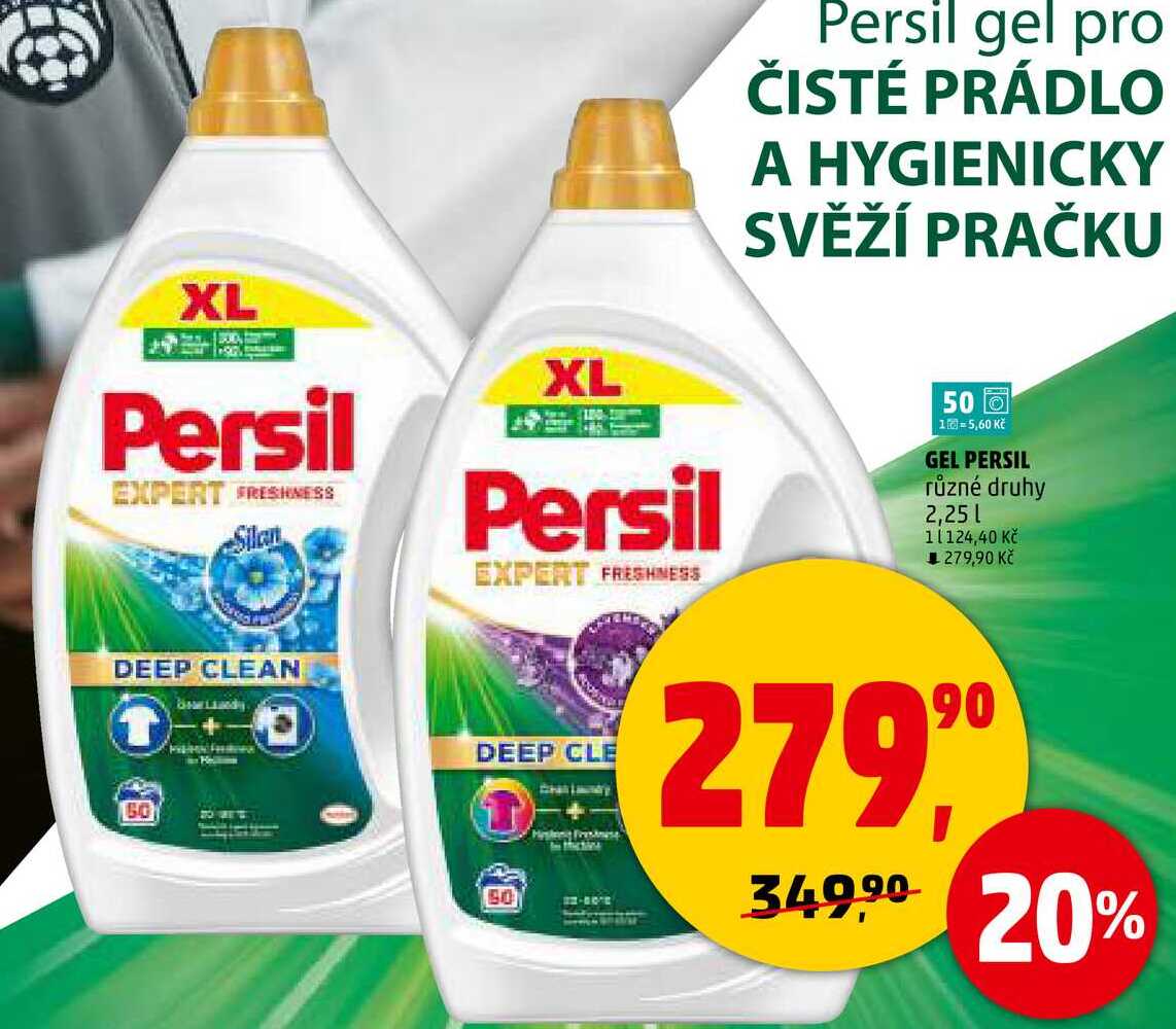 GEL PERSIL různé druhy, 2,25 l