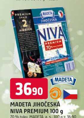 MADETA JIHOČESKÁ NIVA PREMIUM 100 g 70% tuku