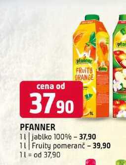 Pfanner 1l vybrané druhy