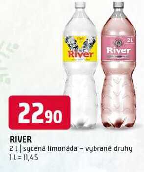 River 2l sycenȧ limonáda vybrané druhy