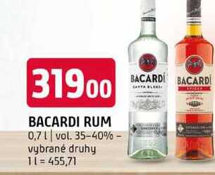Bacardi rum 700ml