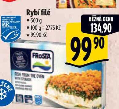   Rybí filé • 360 g 