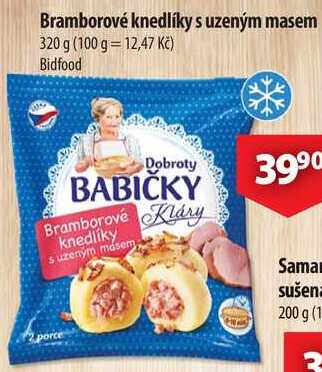 Bramborové knedlíky s uzeným masem, 320 g  