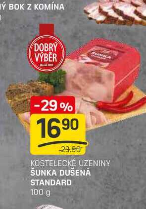 ŠUNKA DUŠENÁ STANDARD 100 g 