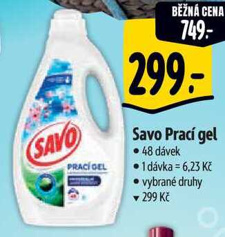 Savo Prací gel, 48 dávek