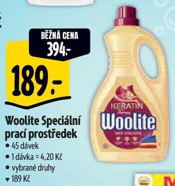 Woolite Speciální Woolite prací prostředek, 45 dávek 