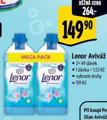 Lenor Aviváž, 2x 49 dávek