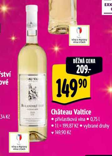   Château Valtice 0,75 l