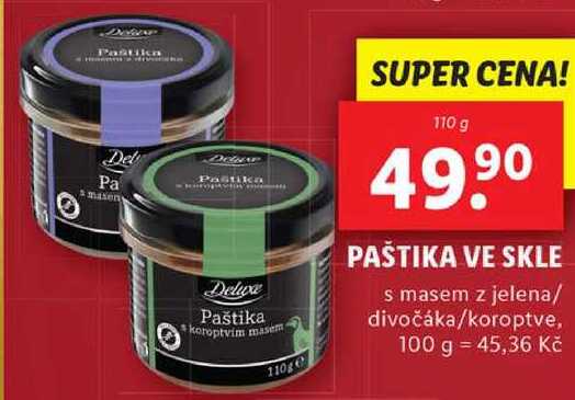 PAŠTIKA VE SKLE, 110 g