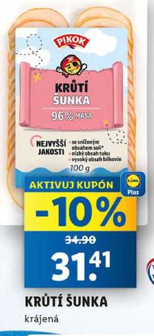 KRŮTÍ ŠUNKA, 100 g