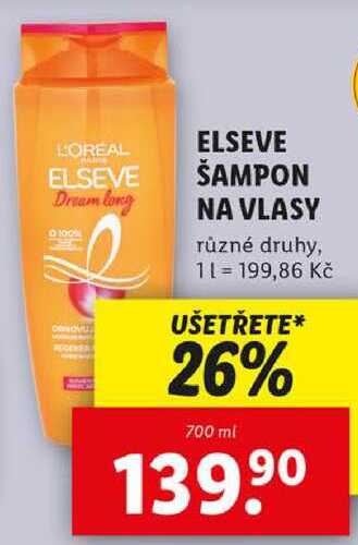 ELSEVE ŠAMPON NA VLASY, 700 ml