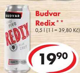 Budvar Redix, 0,5 l