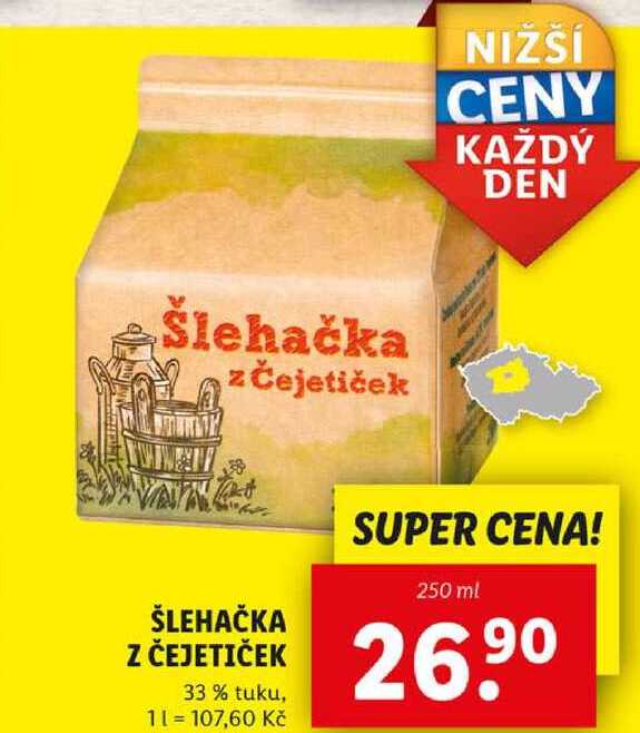 ŠLEHAČKA Z ČEJETIČEK, 250 ml v akci