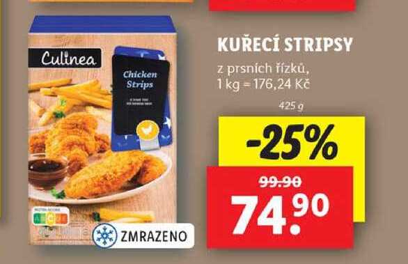 KUŘECÍ STRIPSY, 425 g