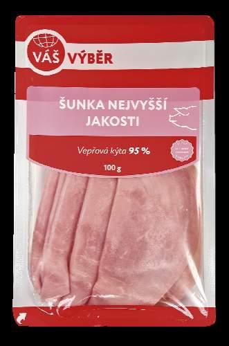 Váš výběr Šunka nejvyšší jakosti, 100 g