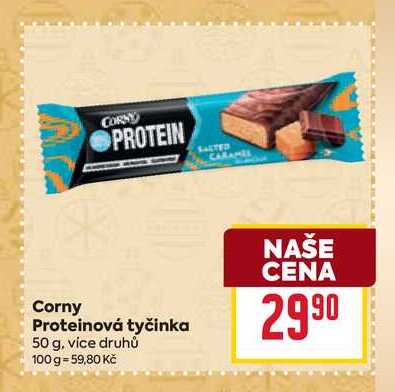 Corny Proteinová tyčinka 50 g v akci