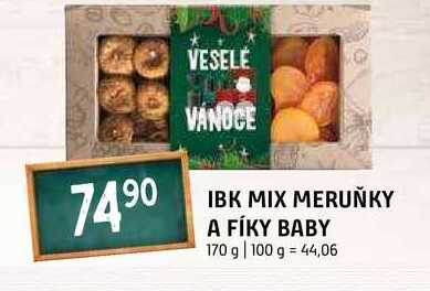 Ibk mix meruńky a fíky baby 170 g