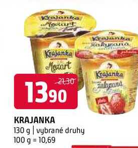 Krajanka 130g, vybrané druhy