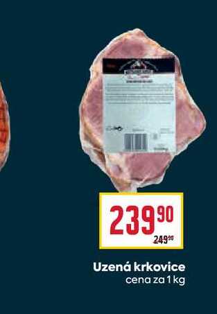 Uzená krkovice cena za 1 kg