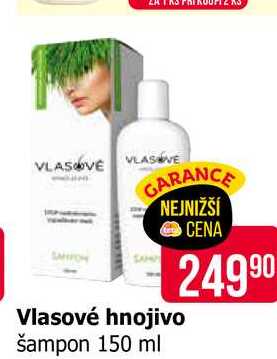 Vlasové hnojivo šampon 150 ml 