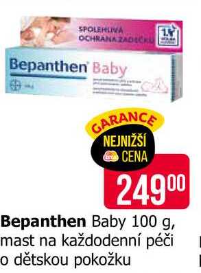 Bepanthen Baby 100 g, mast na každodenní péči o dětskou pokožku