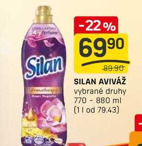 SILAN AVIVÁŽ vybrané druhy 770 - 880 ml