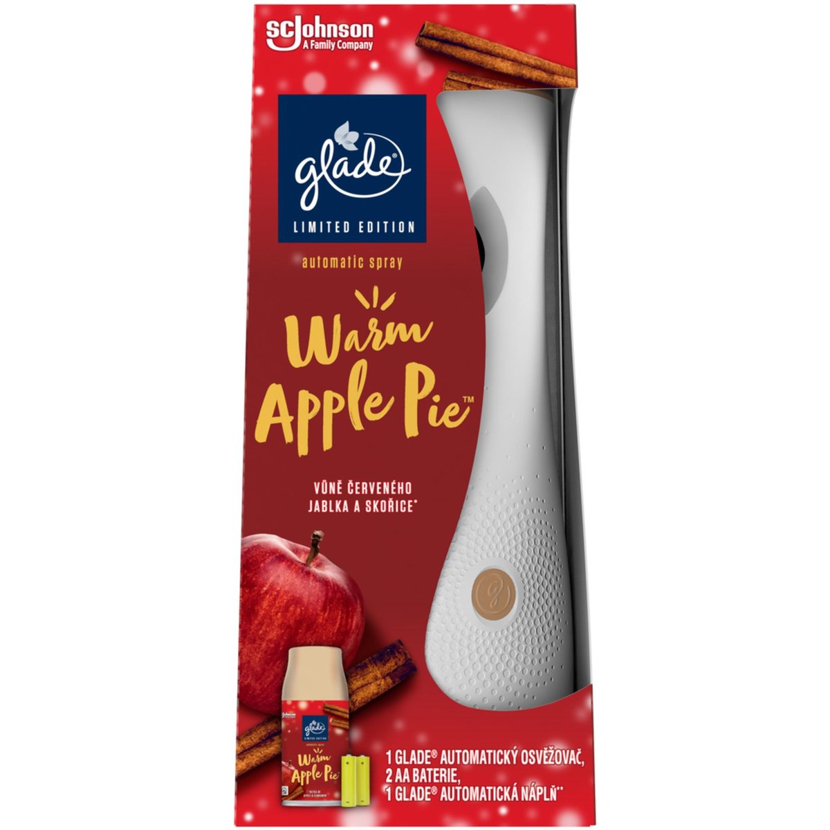 Glade Warm Apple Pie automatický osvěžovač vzduchu