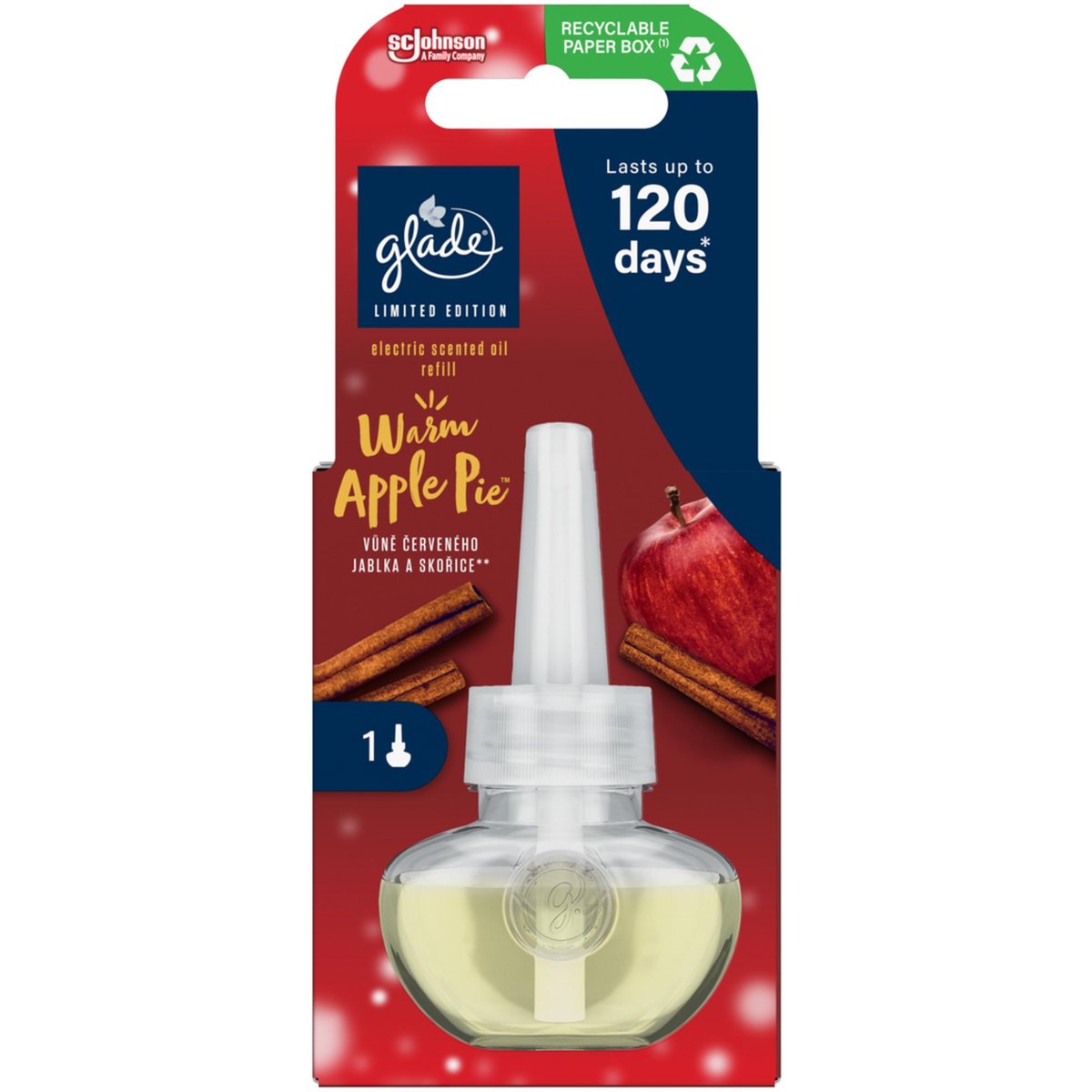 Glade Warm Apple Pie náplň do elektrického osvěžovače vzduchu