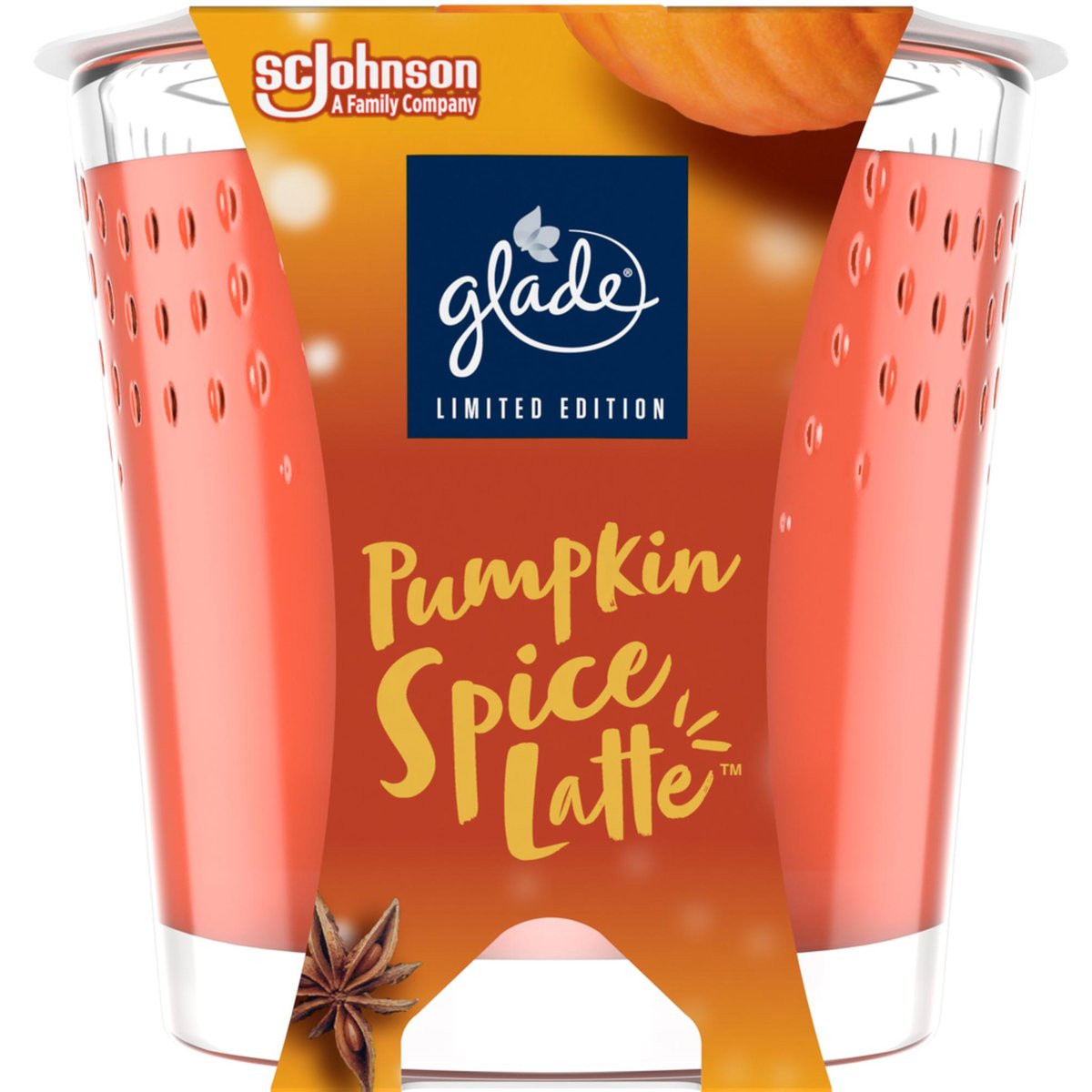 Glade Pumpkin Spice Latte vonná svíčka