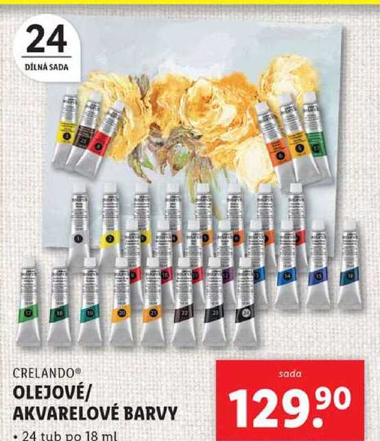 OLEJOVÉ/AKVARELOVÉ BARVY