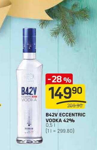 B42V ECCENTRIC VODKA 42% 0,5l