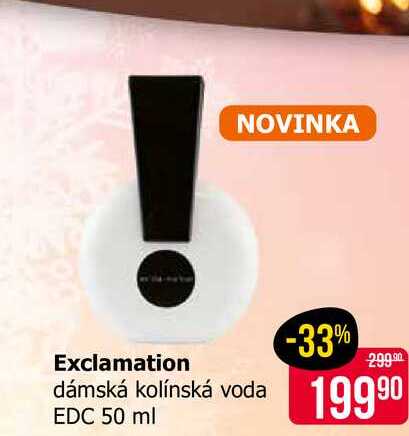 Exclamation dámská kolínská voda EDC 50 ml