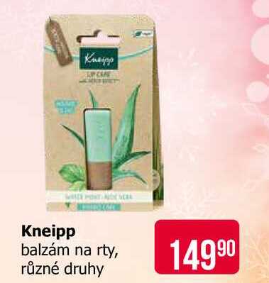 Kneipp balzám na rty, různé druhy 