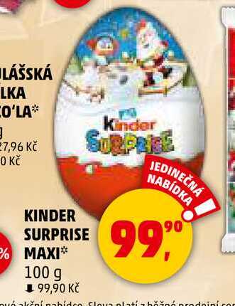 KINDER SURPRISE  MAXI, 100 g