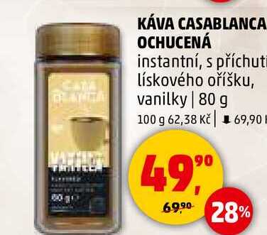 KÁVA CASABLANCA OCHUCENÁ instantní, 80 g