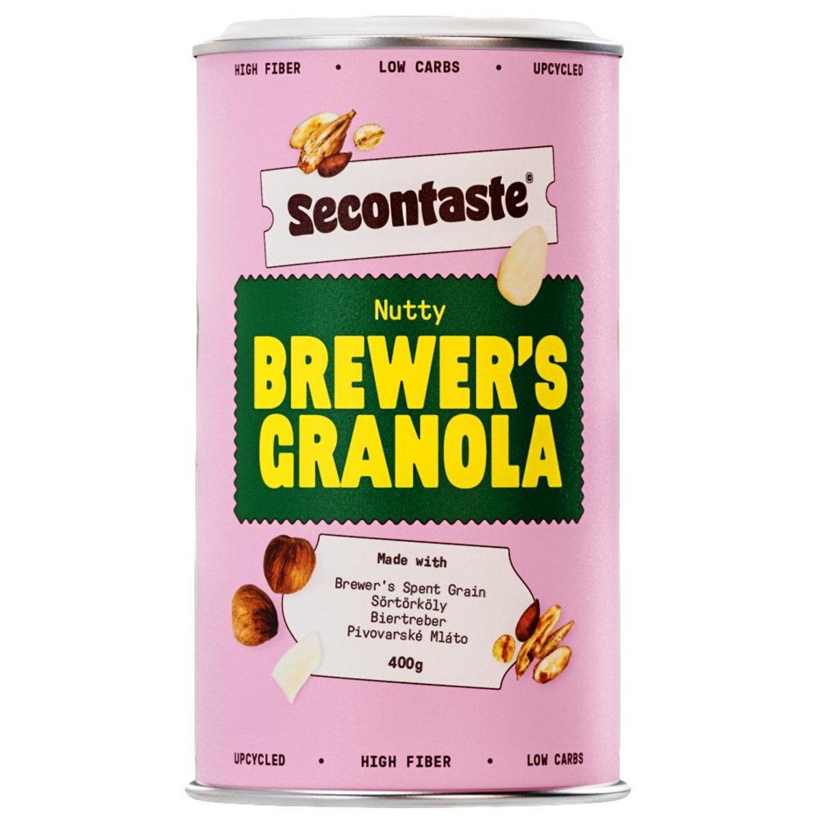 Secontaste Brewer's Granola lískové oříšky