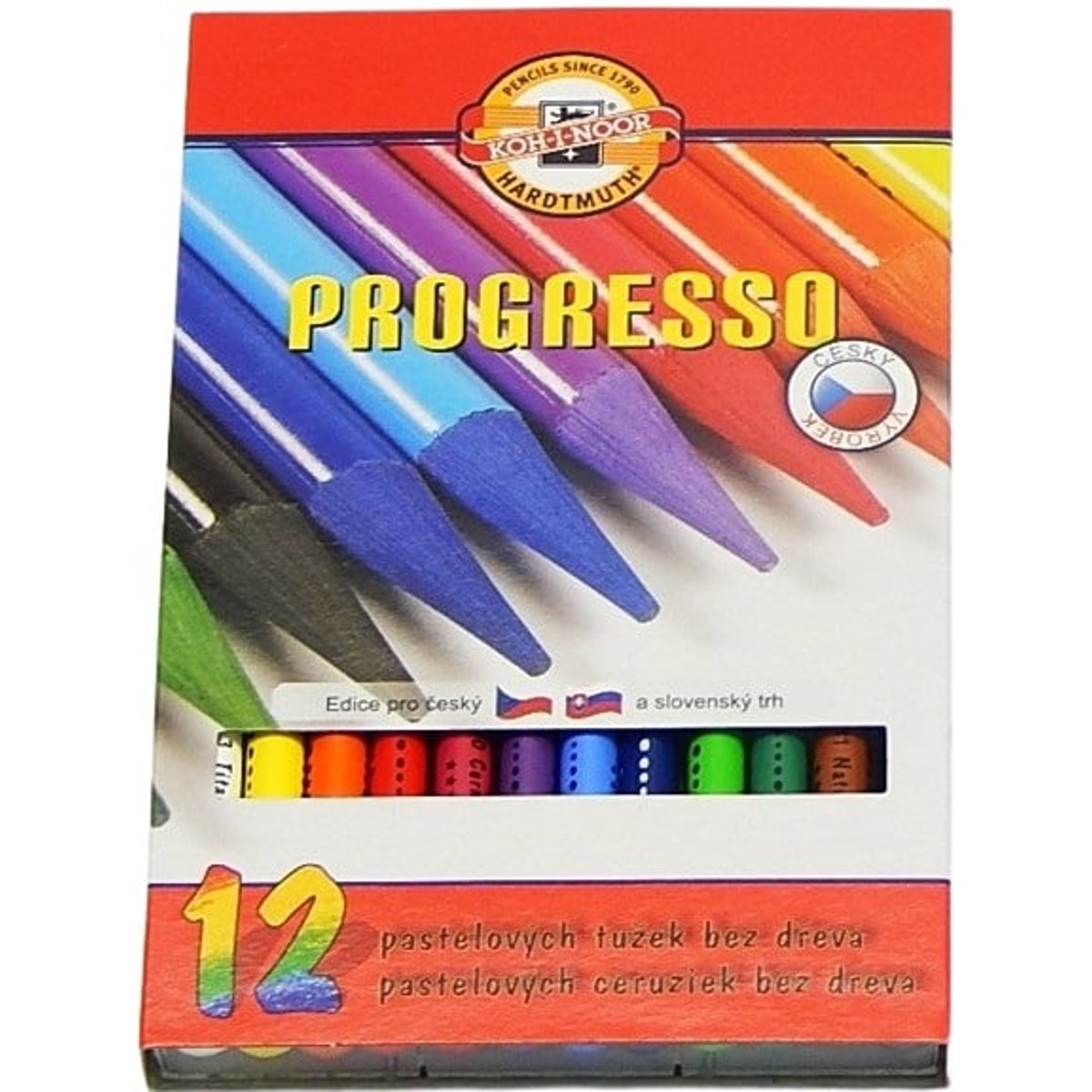 Koh-i-noor Progresso pastelky v laku