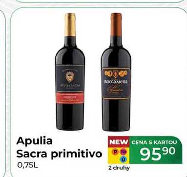 Apulia Sacra primitivo 0,75L 