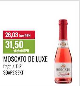 MOSCATO DE LUXE fragola, 0,2l