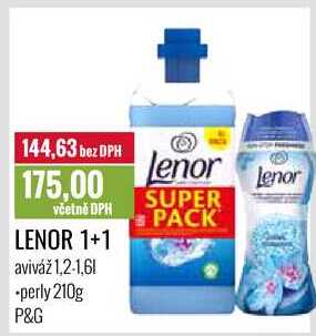 LENOR 1+1 aviváž 1,2-1,6l + perly 210g 