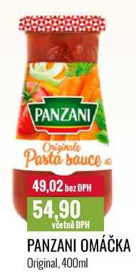 PANZANI OMÁČKA Original, 400ml 