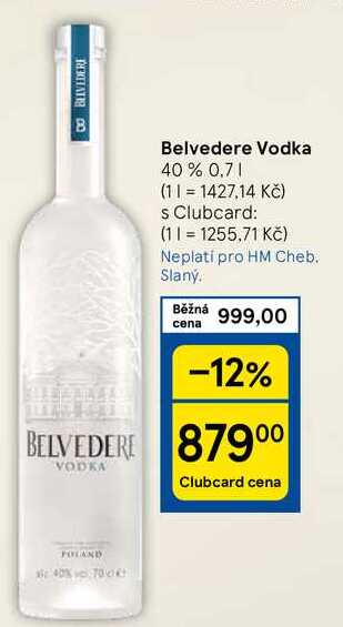 Belvedere Vodka 40%, 0,7 l v akci