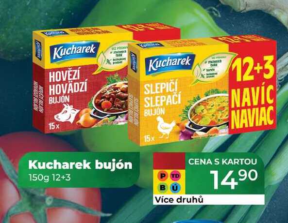 Kucharek bujón 150g 12+3 