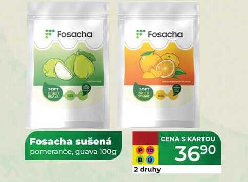 Fosacha sušená pomeranče, guava 100g 