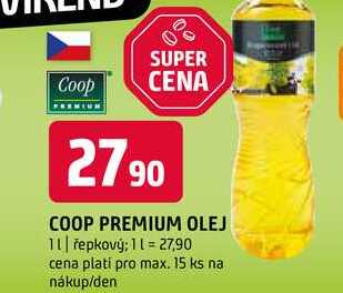 Coop premium olej 1l